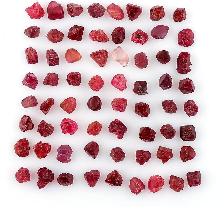 100cts, Wholesale Natural Raw Gemstones, Bulk Rough Stones Lot, Loose Crystal Supplies for Jewelry Making, Untreated Assorted Rough, Chakra Healing Crystals, Gem Collection