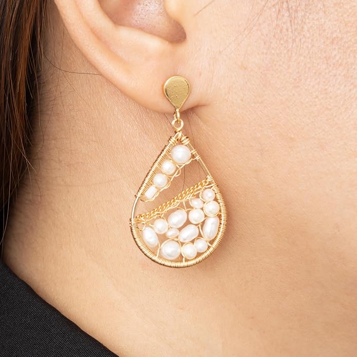 Dangle Bead Earring - Choice of Colors