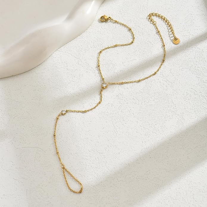 Ankle Bracelets for Women 18K Gold Plated Dainty Pearl Cross CZ Anklets Daisy Moon Star Gold Bead Satellite Cuban Link Chain Waterproof Summer Beach Foot Jewelry