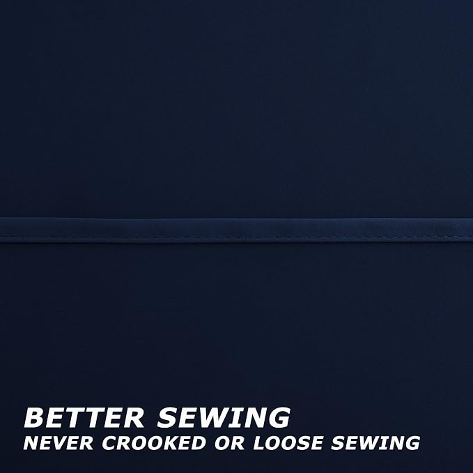 Navy Blue Black Out Curtains 63 Inch Long 2 Panels Burg,Thermal Insulated Pair Grommet Total Blackout Window Shades Light Blocking Dark Curtains for Living Room Kids Children Boy Bedroom 63 Length