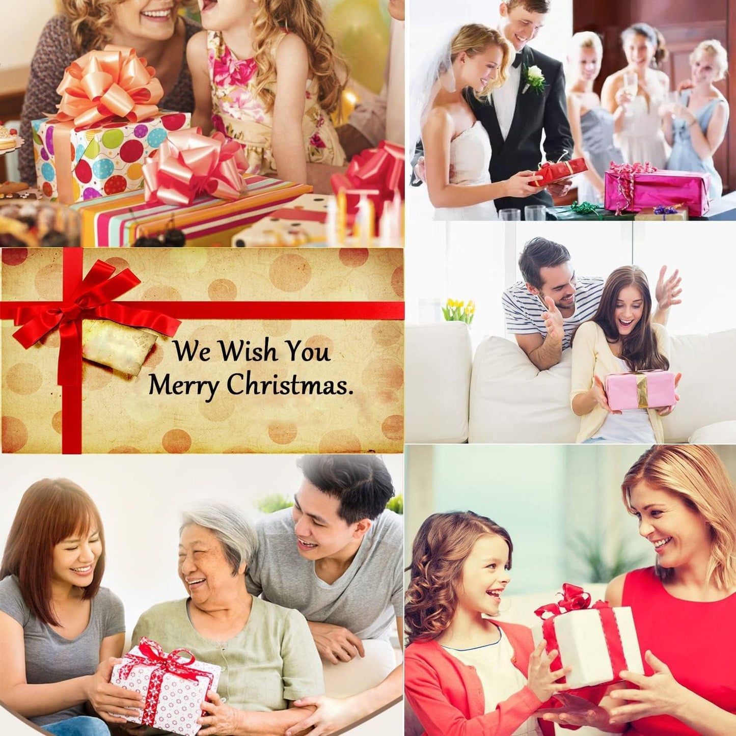 Tecbeauty 2pcs Qtips Holder - Middle Divider Cotton Pads Storage Dispenser Bathroom Organizer with Clear Hinged Lids for Cotton Balls Swabs Rounds-White & Blue