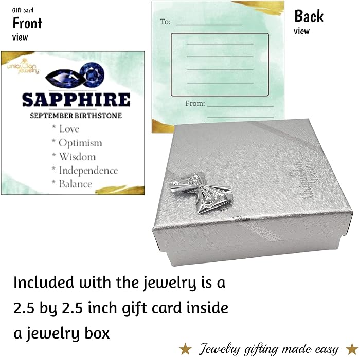 Natural raw gemstone pendant chain necklace with white gold over 925 solid sterling silver, birthstone dainty solitaire gift for her, uniquelan jewelry