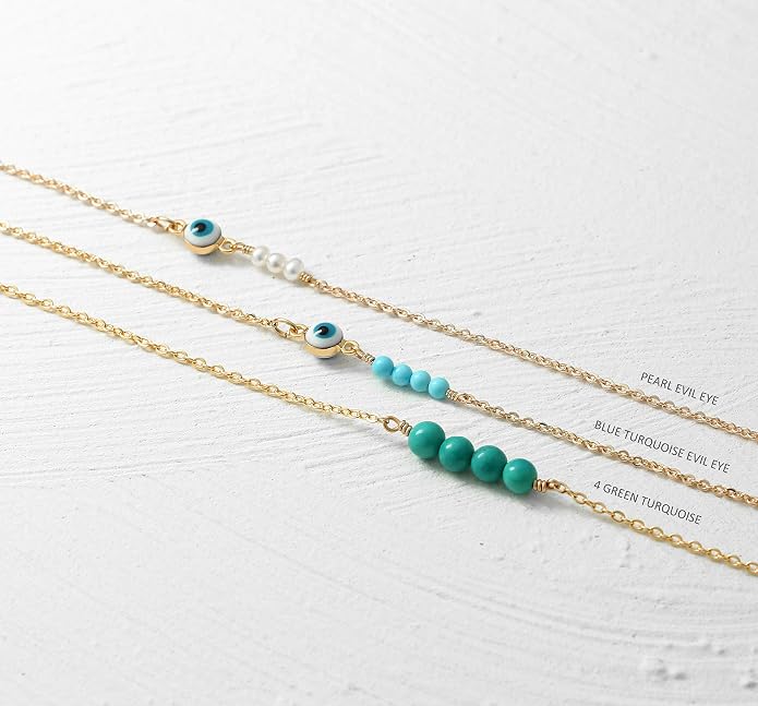 MEVECCO Anklet for Women Gold Chain 14K Gold Plated Dainty Boho Beach Summer Simple Foot Jewelry Ankle Bracelet
