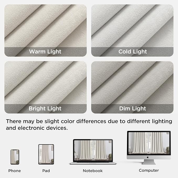 Joydeco 100% Blackout Velvet Curtains White 96 Inch Grommet Top | Luxury Thermal Insulated Velvet Curtains for Bedroom Living Room, Soundproof Blackout Window Drapes
