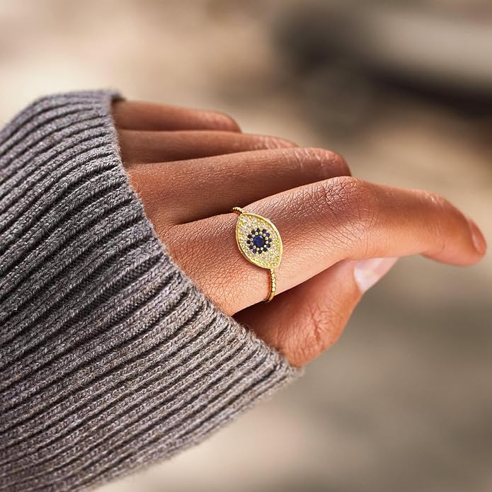 Sunflower Fidget Ring for Women Spinning Rings Adjustable Anxiety Ring for Teens Birthday Gift for Daughter Mom You Are My Sunshine Spinner Rings