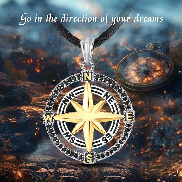 INFUSEU Mythology Pendant Necklaces for Men, Viking Norse Mjolnir Egyptian Anubis Ankh, 22-24 Inch Chain