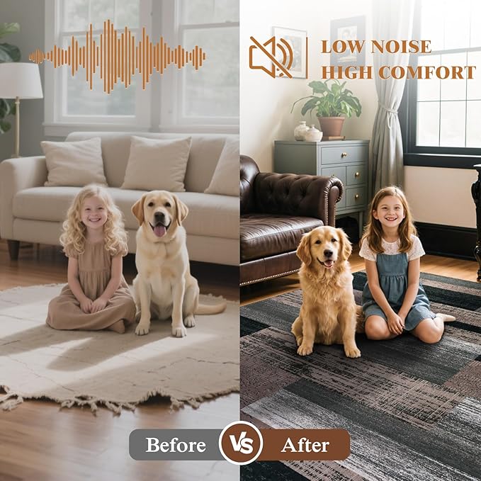 LIANLAM 2x6 Washable Runner Rug for Hallway&Kitchen(2x6,Chocolate) | Non-Slip Long Carpet with Vintage Checkered Design, Low Pile,Stain Resistant Easy Clean Floor Mat for High Traffic Areas