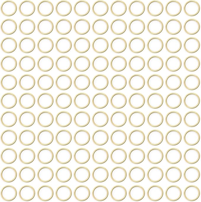 3MM 1300PCS 14K Gold Jump Rings for Jewelry Making Non Tarnish Small Open Gold Filled Jump Rings for Necklace Earrings Bracelet Key Chains and DIY Craft