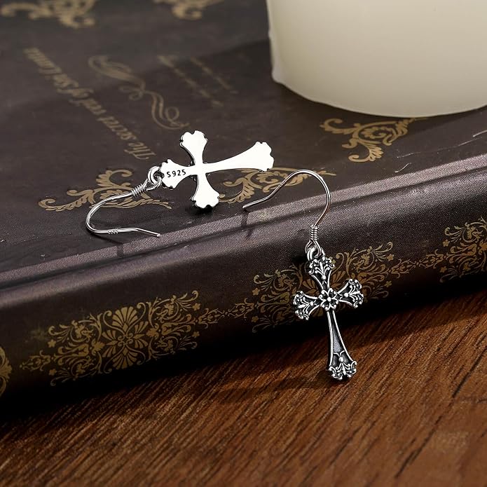 Vito 925 Sterling Silver Teardrop Earrings for Women, Moonstone Turquoise Drop Dangle Earrings Cat Snake Turtle Tree of Life Leverback Earrings Boho Jewelry Gift for Mom Wife