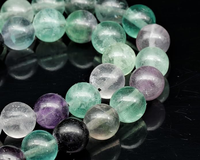 Natural Gemstone Beaded Choker Necklace | 8mm Handmade Adjustable Jewelry for Men & Women | Chakra Balancing Crystal Necklace | Spiritual Gift | Macrame Cord with Extender