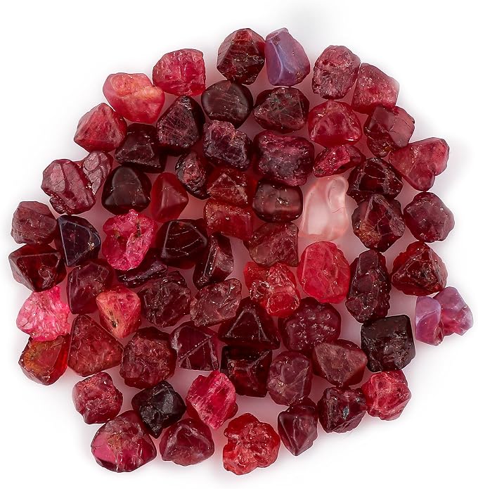 100cts, Wholesale Natural Raw Gemstones, Bulk Rough Stones Lot, Loose Crystal Supplies for Jewelry Making, Untreated Assorted Rough, Chakra Healing Crystals, Gem Collection