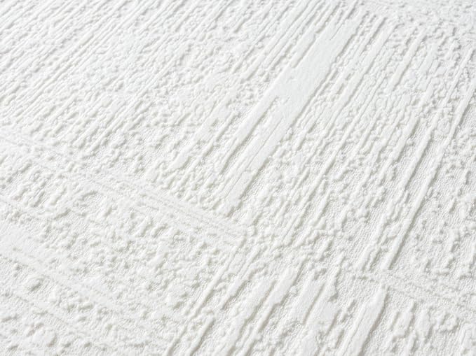 Amy Modern Abstract Area Rug for Living Room, 8x10 Contemporary Textured Geometric Large Cream Neutral Rug, High-Low Pile Stain Resistant Carpet for Bedroom or Dining Room (8' x 10', Cream)