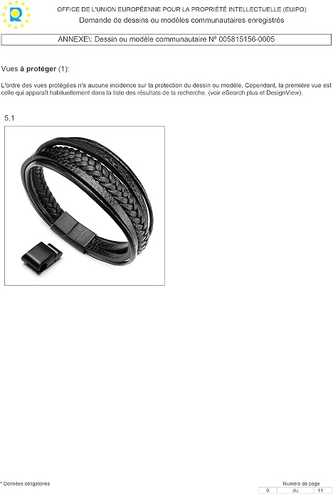 murtoo Mens Leather Bracelet with Clasp Cowhide Multi-Layer Braided Leather Mens Bracelet