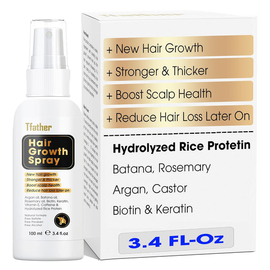 Herb Hair Growth Oil Spray for Women Men - Dry Scalp Hair Growth Serum for Combat Hair Loss, Strengthening, Boost Scalp Health to Stimulate Thinning Hair Regrowth Thicker & Longer