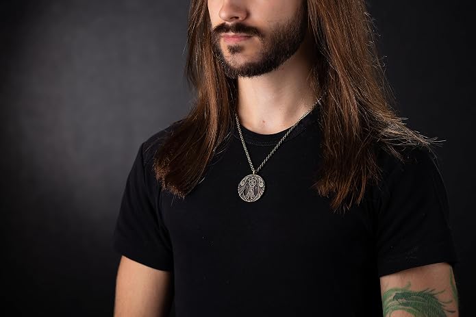Baldur Jewelry - Handcrafted Yggdrasil Viking Norse World Tree of Life Pendant Necklace Amulet Jewelry | 925 Sterling-Silver Tree of Life Necklace | Viking Gifts |Jewelry for Men Women