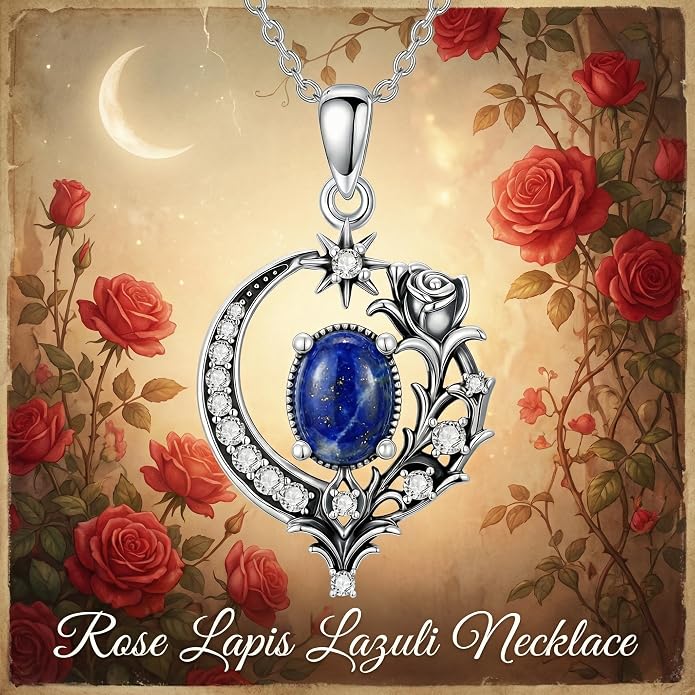 PELOVNY Celtic Knot Necklaces for Women 925 Sterling Silver Gemstone/Birthstone Teardrop Infinity Necklace Irish Celtic Pendant Jewelry Gifts for Mom Daughter Wife