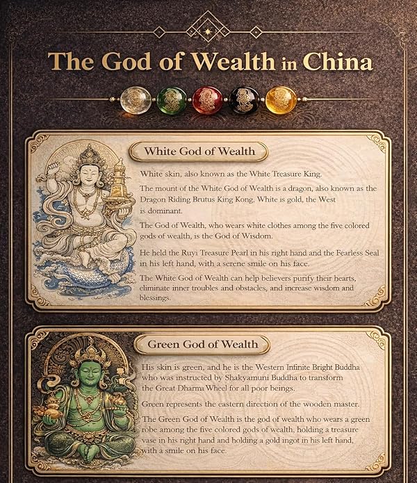 LINGYUAN Feng Shui Wealth and Luck Bracelet with Gold Foil Five Gods Amulet-Red Agate Cinnabar Gemstone Bracelet for Prosperity, Protection & Success, Lucky Charm Gift for Men & Women