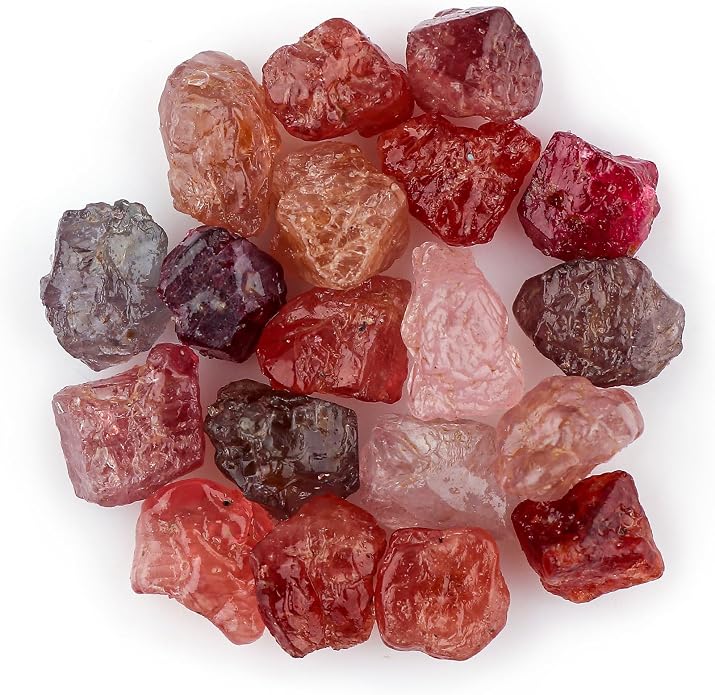 100cts, Wholesale Natural Raw Gemstones, Bulk Rough Stones Lot, Loose Crystal Supplies for Jewelry Making, Untreated Assorted Rough, Chakra Healing Crystals, Gem Collection