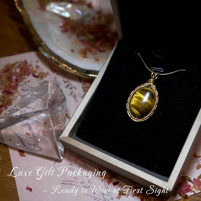 Natural Faceted Labradorite Pendant Necklace – Unique Stone of Magic & Transformation, Iridescent Flash Gemstone Jewelry, Handmade Healing Crystal Gift for Women, Birthday, Anniversary, Spiritual Awakening & Intuition