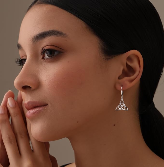 LeCalla 925 Sterling Silver Leverback Drop Earrings | Lightweight Italian Teardrop Dangle Earring for Women
