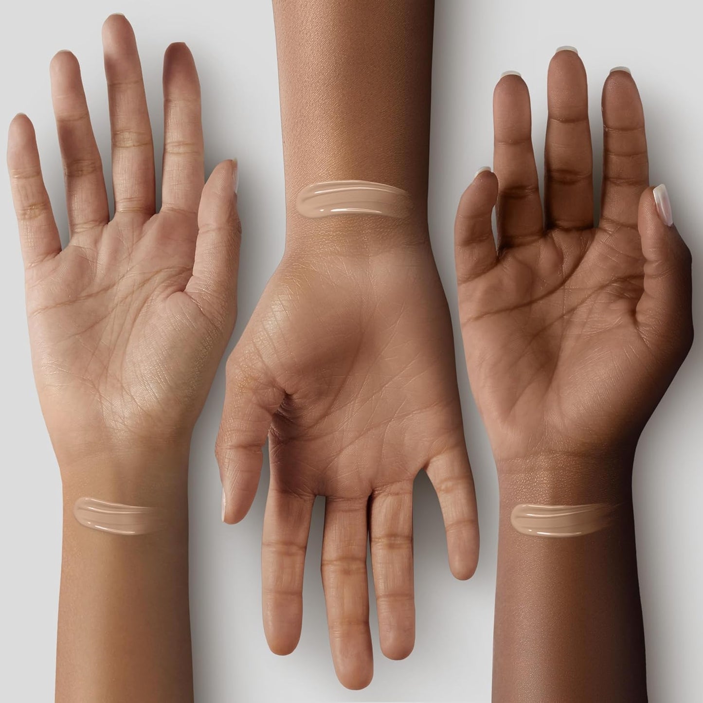 Glo Skin Beauty Luminous Liquid Mineral Foundation Makeup with SPF 18 (Naturelle) - Improves Uneven Skin Tone, Smooths & Corrects Imperfections, Sheer to Medium Coverage, Dewy Finish