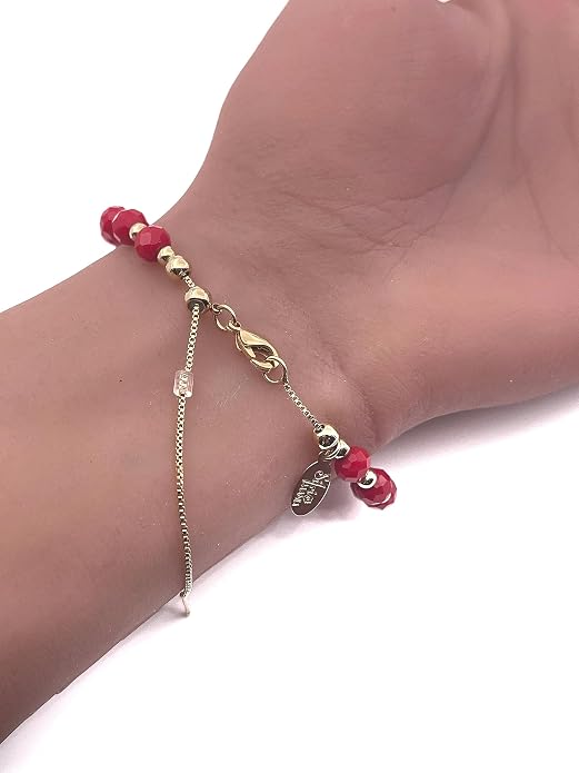 SIFRIMANIA Positive Energy Evil Eye Talisman Genuine Azabache Red Adjustable Protection Bracelet for Women