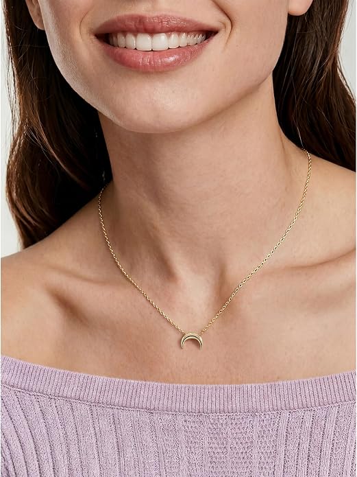 ChicSilver 925 Sterling Silver Cross/Heart/Butterfly/Star/Moon Necklace for Women, Hypoallergenic Dainty Small Silver Pendant Necklaces (with Gift Box)