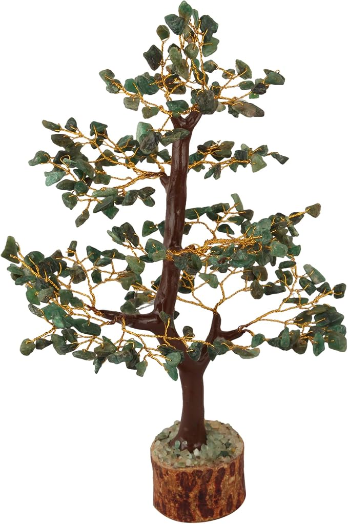Crocon® Green Aventurine Crystal Tree, Birthday Gifts for Women & Men, Home Decor Healing Crystals Present, Spiritual Gift Room Decor, House Warming Gift Home, Self Care Mom Birthday Gift for Women