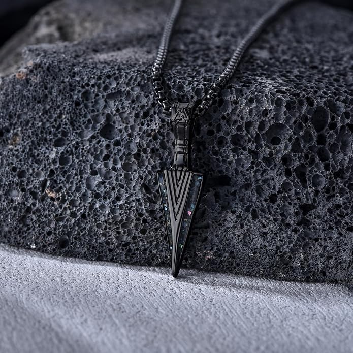 Viking Necklace for Men 925 Sterling Silver Viking Norse Pagan Jewelry Gifts for Women