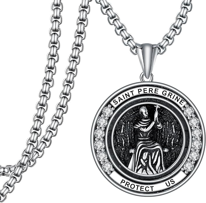 925 Sterling Silver Necklace for Men Women, Birthday Keepsake Jewelry Gifts for Mom Dad Friend