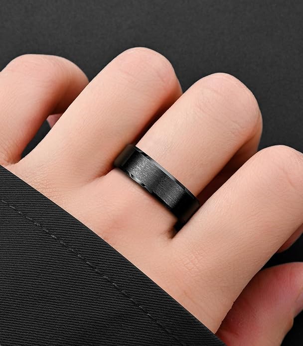 King Ring Tungsten 4/6/8/10mm Rings – Super Polished Matt Finish Tungsten Rings – Designed in USA