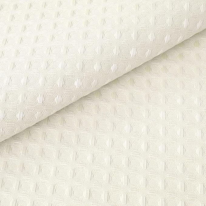 River Dream Stall Heavyweight No Hooks Required Dotted Waffle Weave Shower Curtain with Snap in Liner - 36W x 74H,Hotel Grade,Spa Like Bath Curtain,Graphite Cream