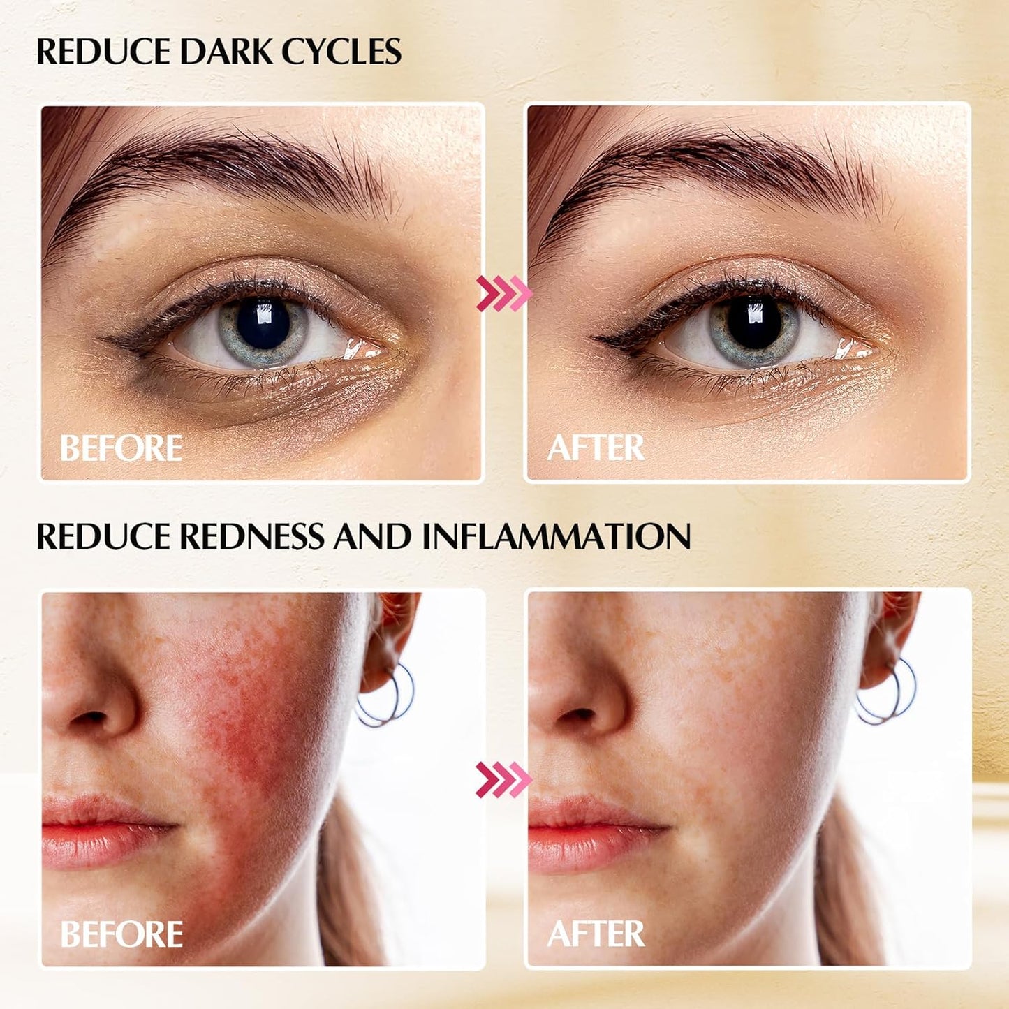 3-in-1 Cryo Gua Sha Facial Tools, Ice Roller Globes for Women Face and Eyes Massager, Unbreakable Stainless Steel Face Sculpting Skin Care Tools, Esthetician Supplies with Carry Case