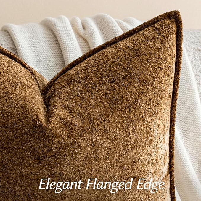 a moment Throw Pillow Covers 20X20 Inch 4 Packs,Soft Velvet Decorative Pillow Cases with 3D Ice Flower,Texture Modern Accent Cushion Covers for Sofa Couch Home Decor Modern Neutral