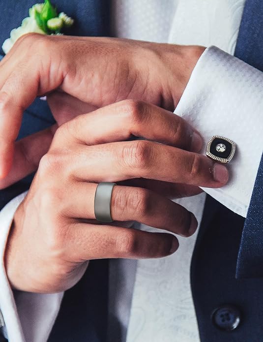King Will Tungsten Carbide Wedding Band for Men Women Promise Rings for Couples Domed High Polish