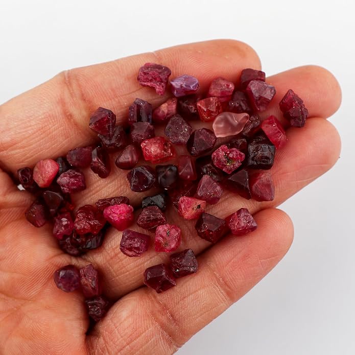 100cts, Wholesale Natural Raw Gemstones, Bulk Rough Stones Lot, Loose Crystal Supplies for Jewelry Making, Untreated Assorted Rough, Chakra Healing Crystals, Gem Collection