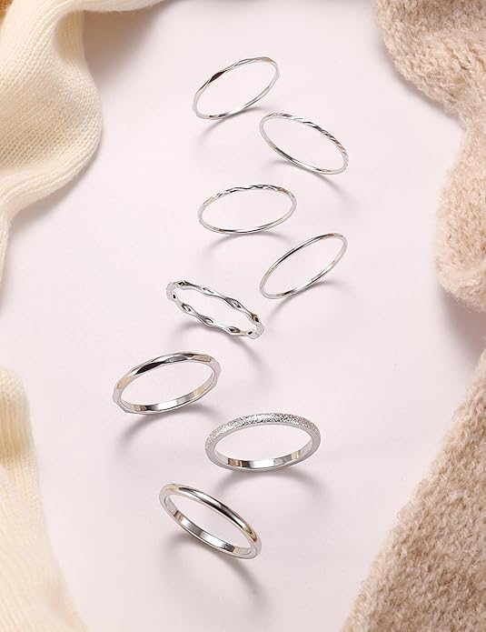 YADOCA 925 Sterling Silver Post Hoop Earrings For Girls with Stainless Steel Rings for Women Dainty Plain Thin Stackable Silver Tone Rings Hypoallergenic Huggie Earrings For Sensitive Ears