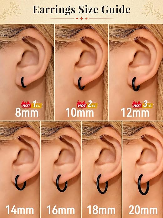 FaithHeart 925 Sterling Silver Post Huggie Hoop Earrings for Women, Silver Small Hoop Earring, Hypoallergenic Cartilage Earrings for Women