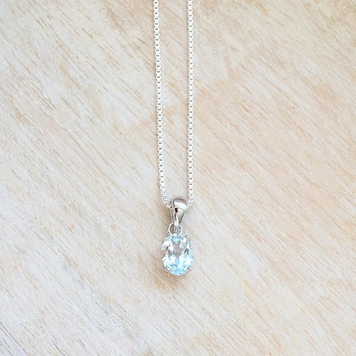 Birthstone Necklaces for Women Fine Jewelry Sterling Silver Dainty Infinity Pendant Anniversary Birthday Gifts for Her Wife Mom Lady Daughter, Chain 18"