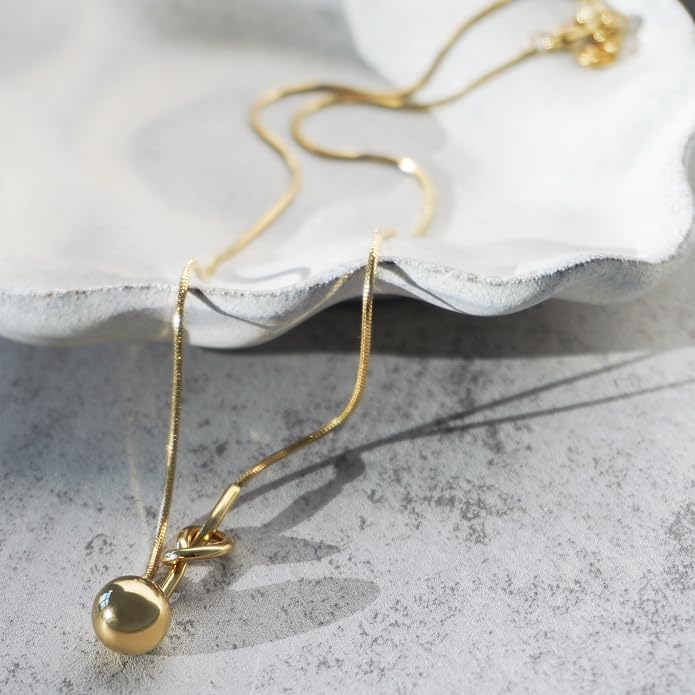 Non Tarnish Gold Necklace | Pendant Necklace 18k Gold Plated | Waterproof Jewelry| Necklaces for Women | Fashion Jewelry for Women