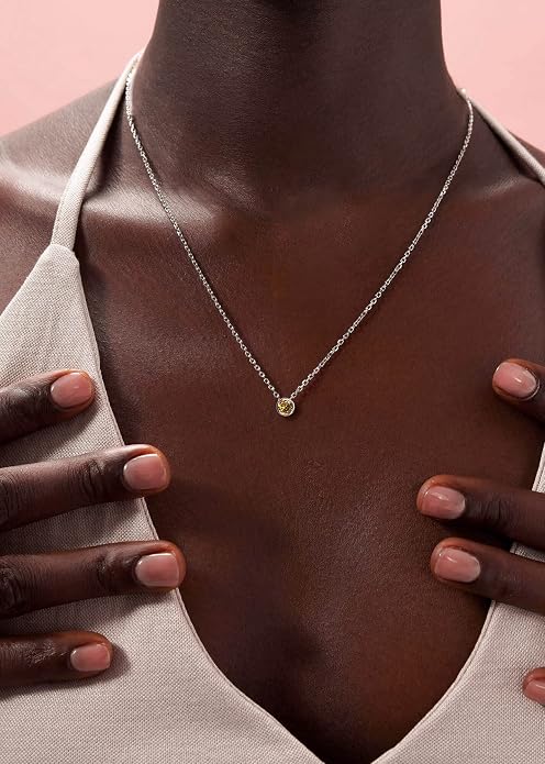 S.Leaf Gold Dainty Pendant Necklaces for Women Sterling Silver Gold Plated Layered Horizontal Vertical Bar Star Starburst Moon Cubic Zirconia Lariat Necklace for Women Trendy Gifts