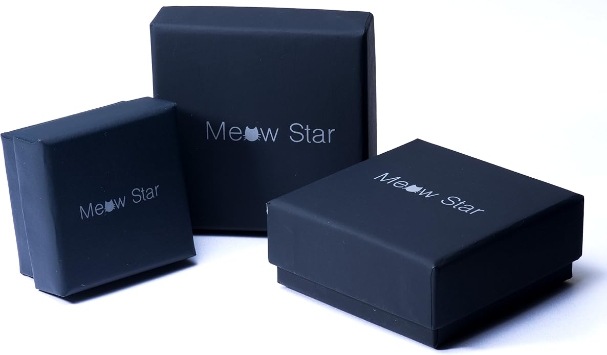 Cat Stud Earrings for women Sterling Silver Hypoallergenic Tiny Small Cute Gold Plated Cubic Zirconia Earrings for Women Girls Birthday Gifts