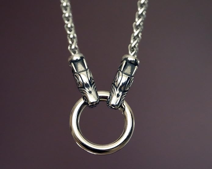 Baldur Jewelry - Thors Hammer Necklace Pendant Mjölnir - Viking Norse Thor Hammer Pendant Viking Jewelry - Thor Necklace - Thor Gifts for Men - Viking Necklace for Men