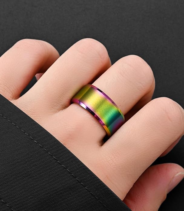 King Ring Tungsten 4/6/8/10mm Rings – Super Polished Matt Finish Tungsten Rings – Designed in USA