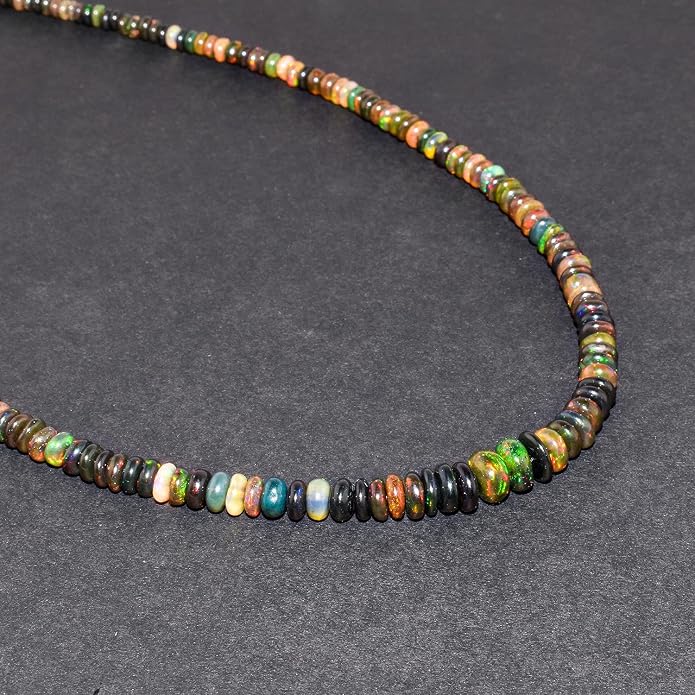 Natural Gemstone Pendant Necklace for Women Handmade Birthstone Healing Crystal Jewelry Chain 20" Stone Birthday Christmas Wedding Gifts for Her