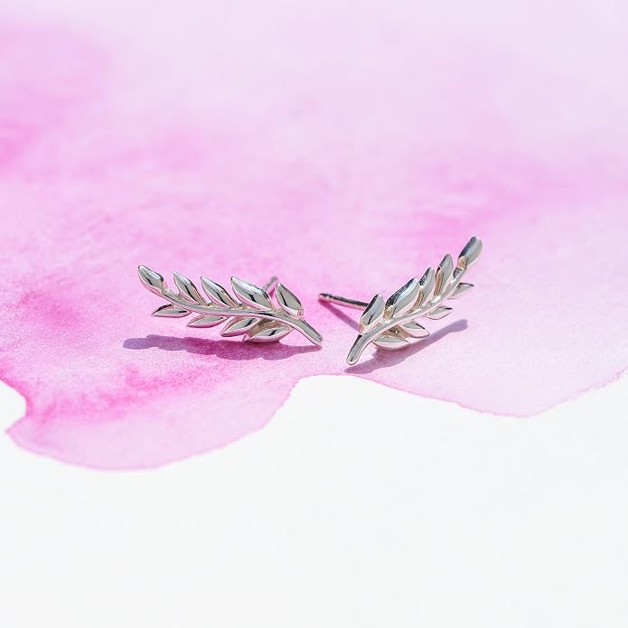 Boma Jewelry Sterling Silver Branch Ear Crawler Earrings