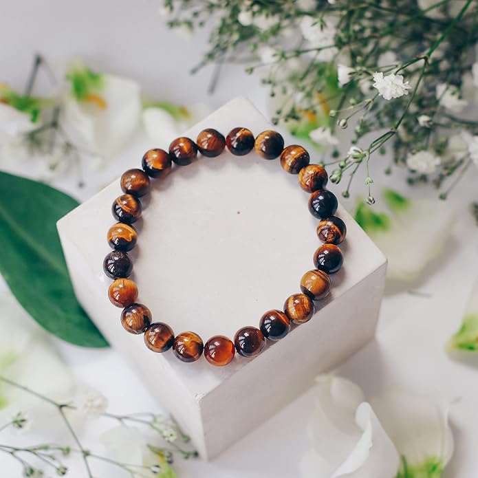 Crystal Vibe - Healing Crystal Bracelet for Women & Men | Natural Gemstone Bead Bracelet | Adjustable Handmade Energy Stone Bracelet | Bracelet for Meditation, Yoga & Daily Wear | Multiple Types