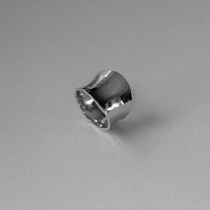 Wide Band Ring for Women | Sculptural Statement Rings| 18K Gold Plated Polish Large Thumb Index Full Finger Rinds