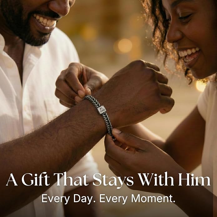 Galis Chain Bracelets For Men - Premium Stainless Steel, Silver, Gold Plated Non Tarnish - Mens Jewelry, Fathers Day Gift