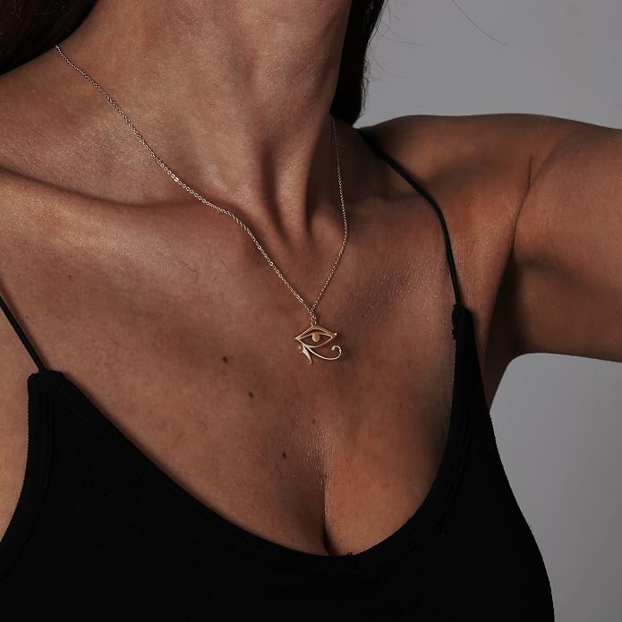 Collner 14K Gold Heart Pendant Necklace for Women Dainty Star Necklace Tiny Evil Eye Choker Necklace Boho Crescent Moon Necklace Minimalist Jewelry